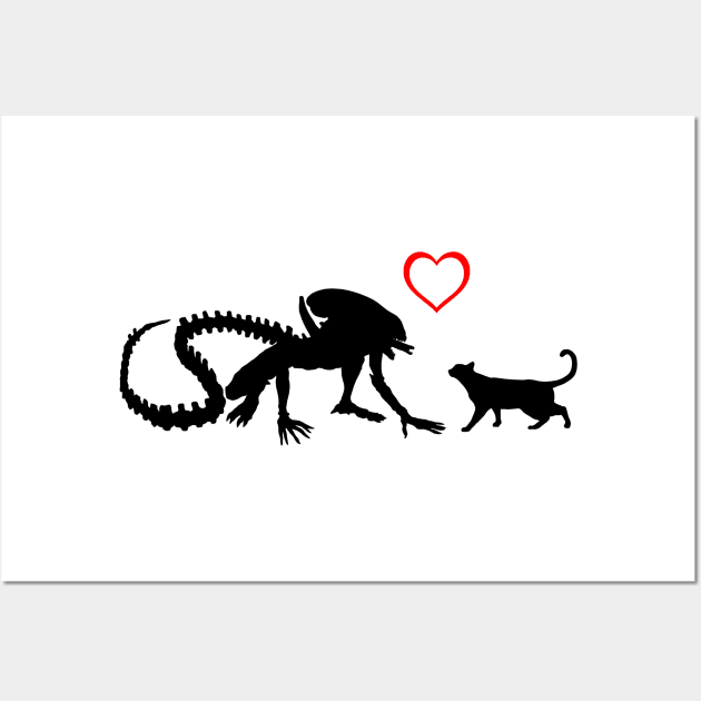 Alien x Jonesy - alternate Wall Art by CCDesign